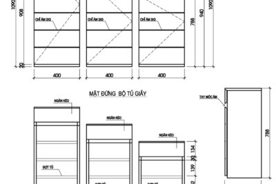 tu de giay nho gon doc dao GHS 532